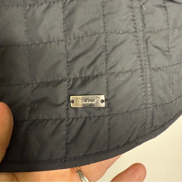 Weekend Max Mara Black Quilted Vest Women’s Size 38 US 6 - Picture 6 of 7